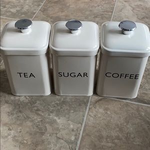 Set of three canisters